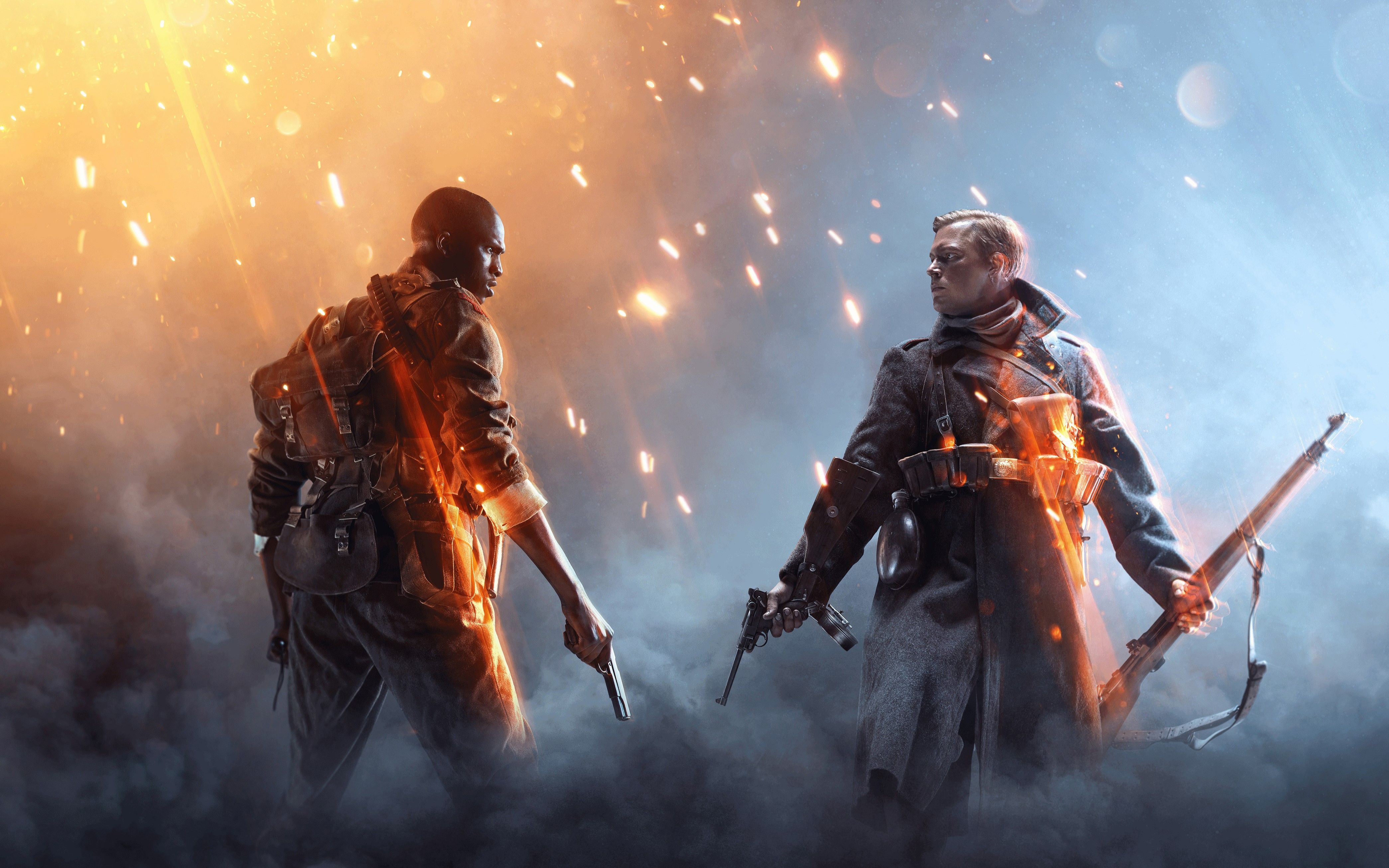 双方拼死搏斗，最终一方夺得胜利