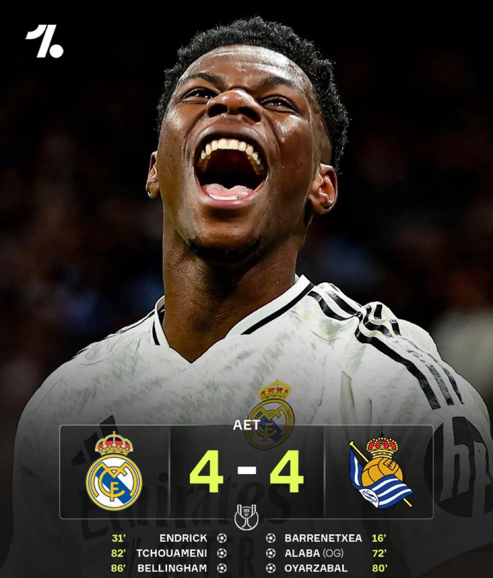 门兴格拉德巴赫1-2皇家马德里：C罗绝杀！巨星弗兰输出